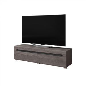 TV-Schrank TV-Schrank Tenus inkl. LED Korpus weiß Front weiß hochglanz - VDD World