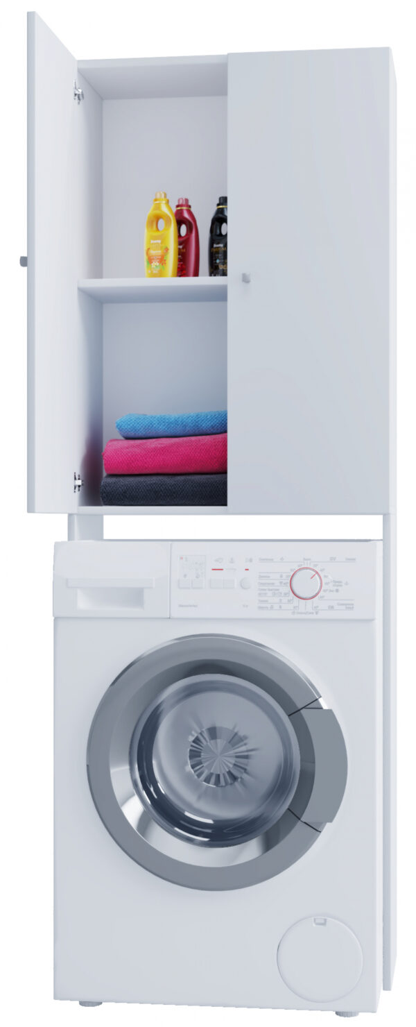 Waschmaschinenschrank Umbauschrank Vandol weiß 178 cm hoch - VDD World