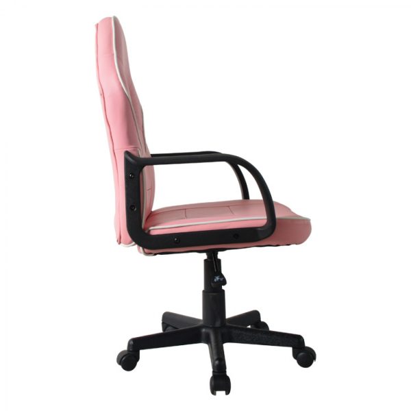 Bürostuhl Gaming Stuhl Thomas - Kinder - Racing Gaming Style - höhenverstellbar - pink - VDD World