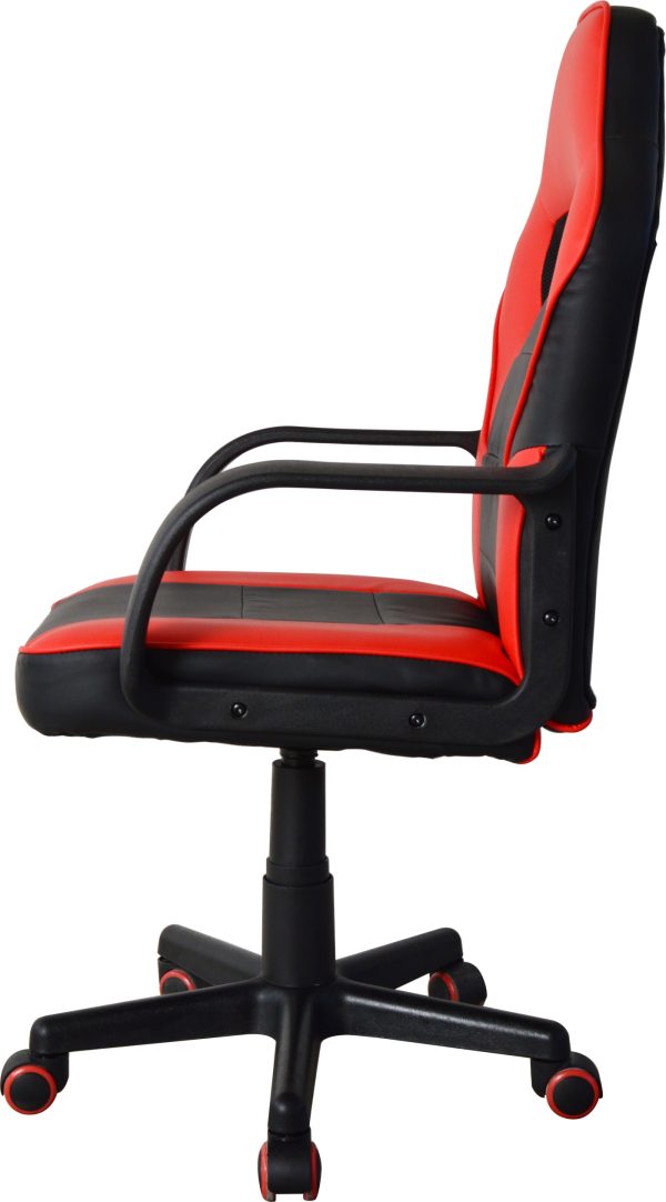 Gaming Stuhl Thomas Junior - Bürostuhl Gaming-Style - höhenverstellbar - rot schwarz - VDD World