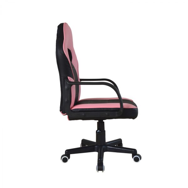 Gaming Stuhl Thomas Junior - Bürostuhl Gaming-Style - höhenverstellbar - pink schwarz - VDD World