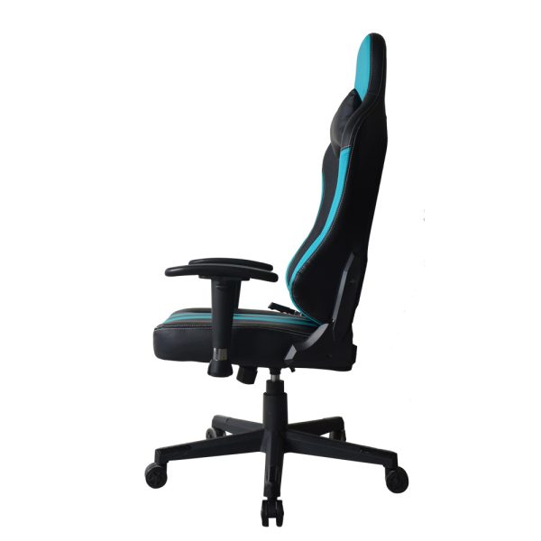 Bürostuhl Racing Gaming Stuhl Style High Design Thomas schwarz blau - VDD World