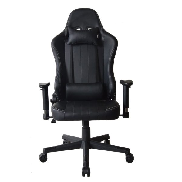 Bürostuhl Gaming Stuhl Thomas - Racing Gaming Style Stuhl - ergonomisch - schwarzes Design - VDD World