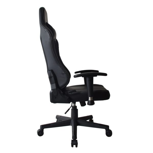 Bürostuhl Gaming Stuhl Thomas - Racing Gaming Style Stuhl - ergonomisch - schwarzes Design - VDD World