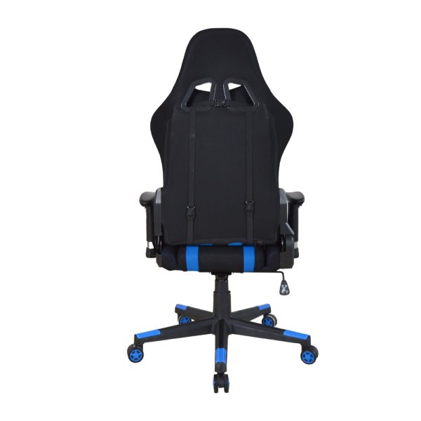 Bürostuhl Gaming Stuhl Thomas - Racing Gaming Style - Stoffbezug - schwarz blau - VDD World