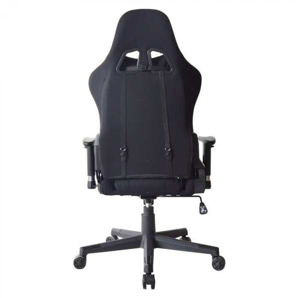 Bürostuhl Gaming Stuhl Thomas - Racing Gaming Style - Stoffbezug - schwarz - VDD World
