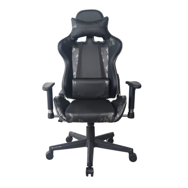 Bürostuhl Gaming Stuhl Thomas - Racing Gaming - ergonomisch - schwarz mit Camouflage - VDD World