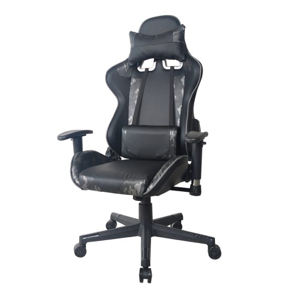 Bürostuhl Gaming Stuhl Thomas - Racing Gaming - ergonomisch - schwarz mit Camouflage - VDD World