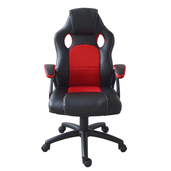 Game Chair Wouter Junior - Bürostuhl Racing Gaming Style - höhenverstellbar - schwarz rot - VDD World