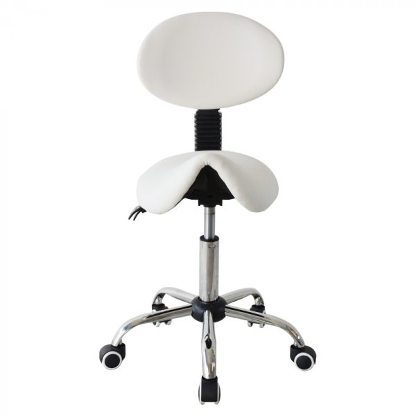 Sattelhocker ergonomische Rückenlehne neigbar - Friseurhocker - Tabouret - höhenverstellbar - VDD World