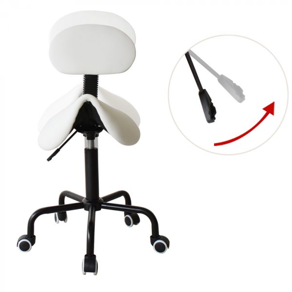 Sattelhocker ergonomischer Friseurhocker - Arbeitshocker - Hocker - höhenverstellbar - VDD World