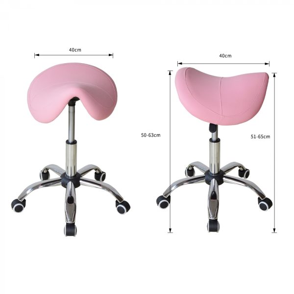 Sattelhocker ergonomisch - Arbeitshocker - Friseurhocker - Hocker - höhenverstellbar - VDD World