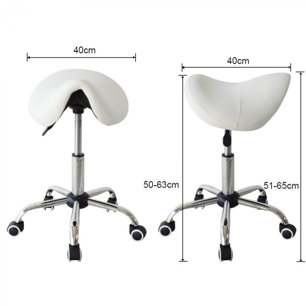 Sattelhocker ergonomisch - Friseurhocker - Arbeitshocker - Hocker - höhenverstellbar - VDD World