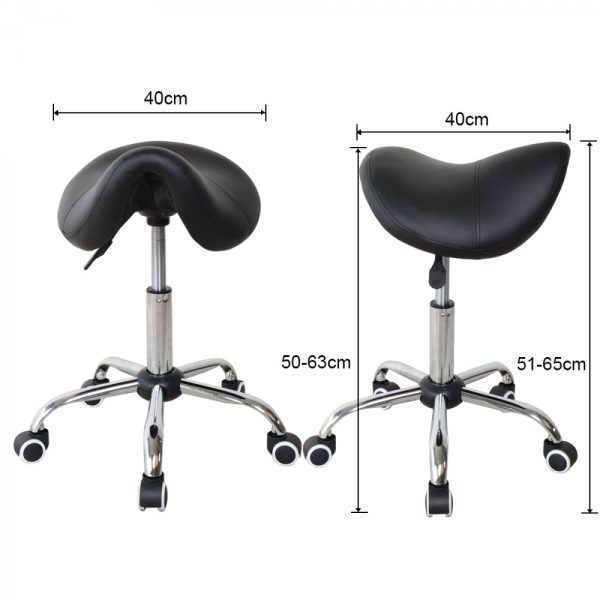 Sattelhocker ergonomisch - Arbeitshocker - Friseurhocker - Hocker - höhenverstellbar - VDD World