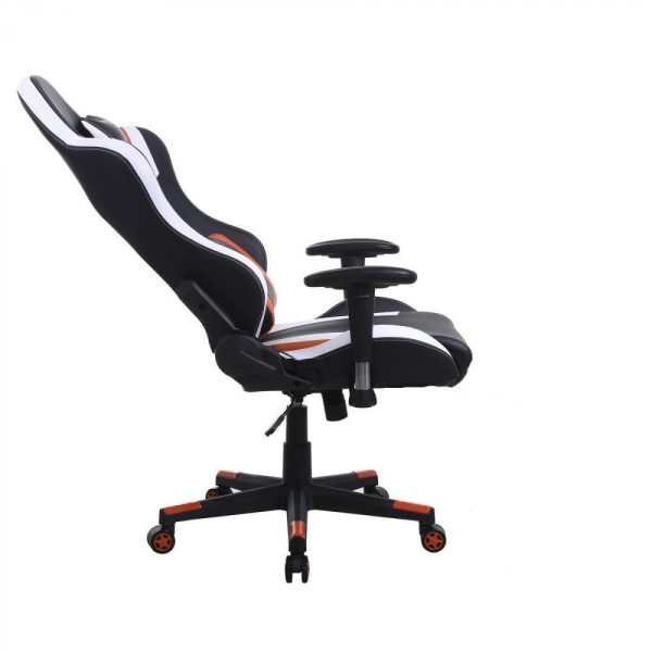 Gaming Stuhl Tornado Bürostuhl - ergonomisch verstellbar - Racing Gaming Stuhl - schwarz orange - VDD World