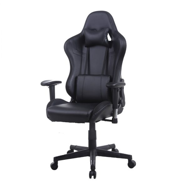 Gaming Stuhl Tornado Bürostuhl - ergonomisch verstellbar - Racing Gaming Stuhl - schwarz - VDD World