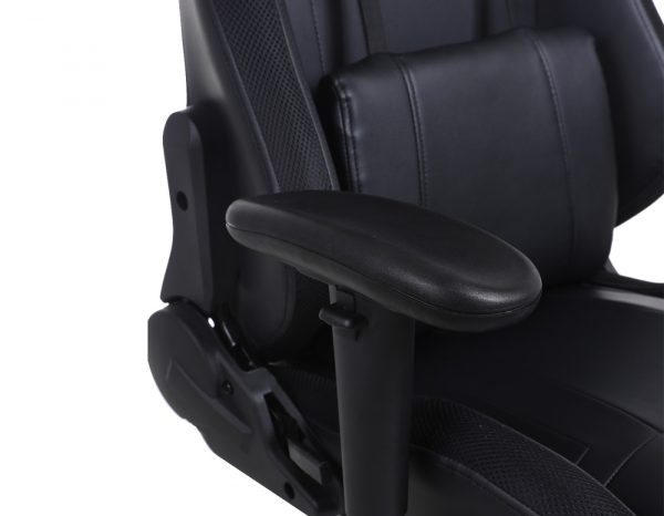Gaming Stuhl Tornado Bürostuhl - ergonomisch verstellbar - Racing Gaming Stuhl - schwarz - VDD World