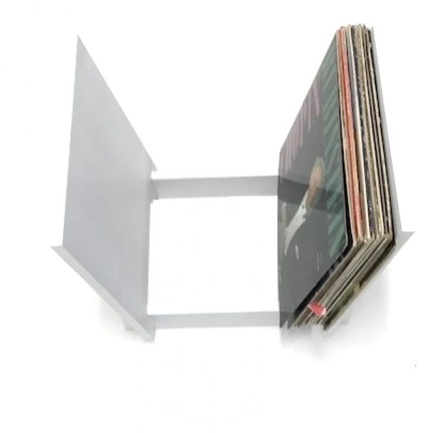 LP-Vinyl-Rack Standard zur Aufbewahrung und Präsentation von 75 bis 100 Stück 12-Zoll-Schallplatten - VDD World