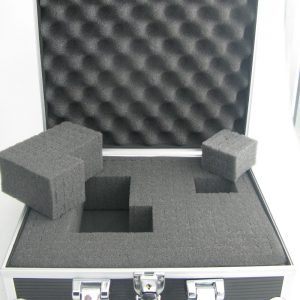 Visagie Schminkkoffer Kosmetik Friseurwagen Beauty Case 4 in 1 Schwarz - VDD World