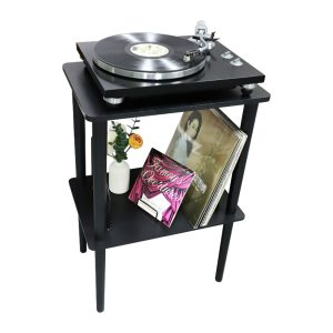 Vinyl-Schallplattenschrank - Aufbewahrung von Schallplatten - Plattenspielerschrank - braun - VDD World