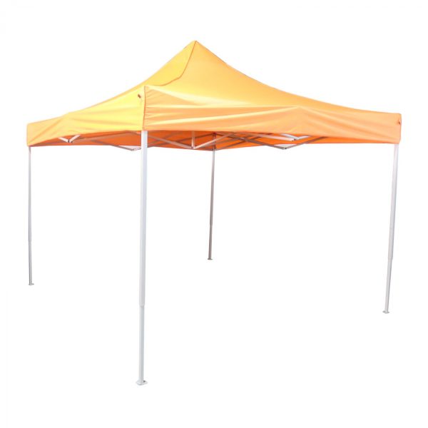 Partyzelt ORANGE 3m x 3m faltbar - VDD World