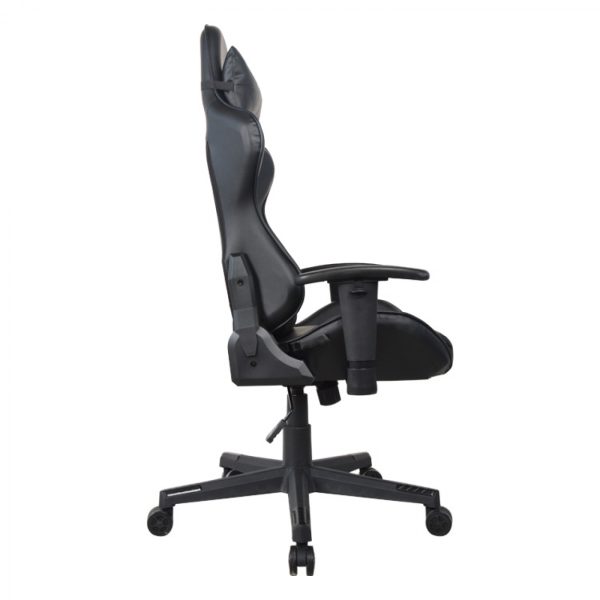 Bürostuhl Gaming Stuhl Thomas - Racing Gaming Style Stuhl - ergonomisch - schwarzes Design - VDD World