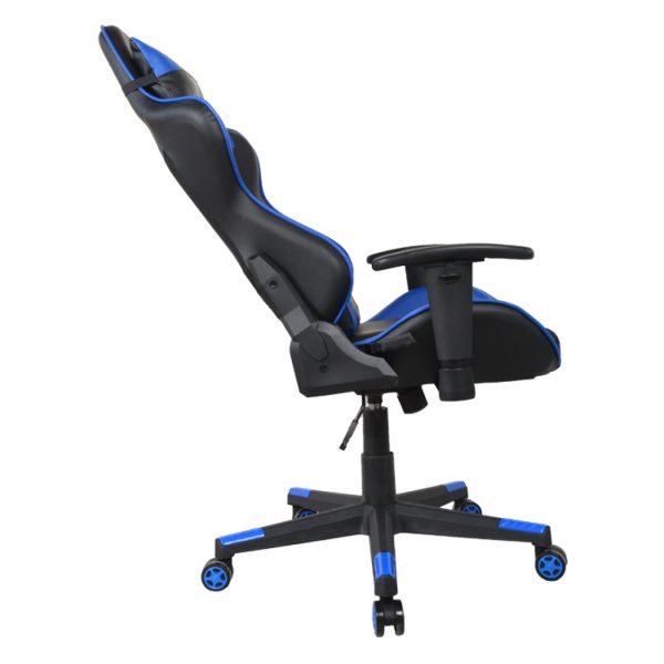 Bürostuhl Racing Gaming Stuhl Style High Design Thomas schwarz blau - VDD World
