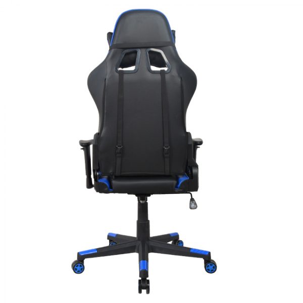 Bürostuhl Racing Gaming Stuhl Style High Design Thomas schwarz blau - VDD World