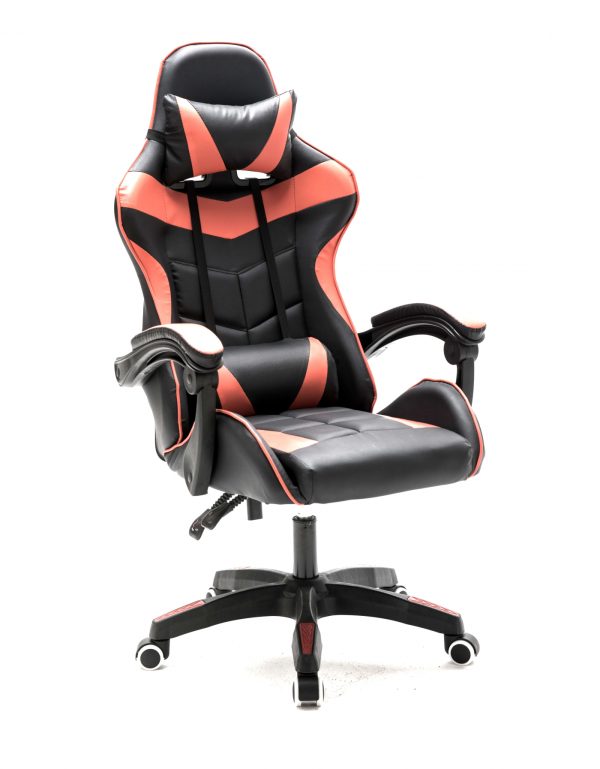 Gaming Stuhl Cyclone Teenager - Bürostuhl - Racing Gaming Stuhl - Rot Schwarz - VDD World