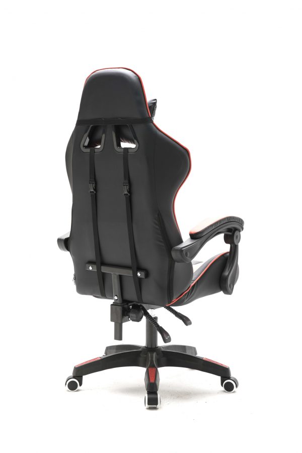 Gaming Stuhl Cyclone Teenager - Bürostuhl - Racing Gaming Stuhl - Rot Schwarz - VDD World