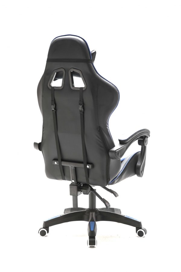 Gaming Stuhl Cyclone Teenager - Bürostuhl - Racing Gaming Stuhl - Blau Schwarz - VDD World