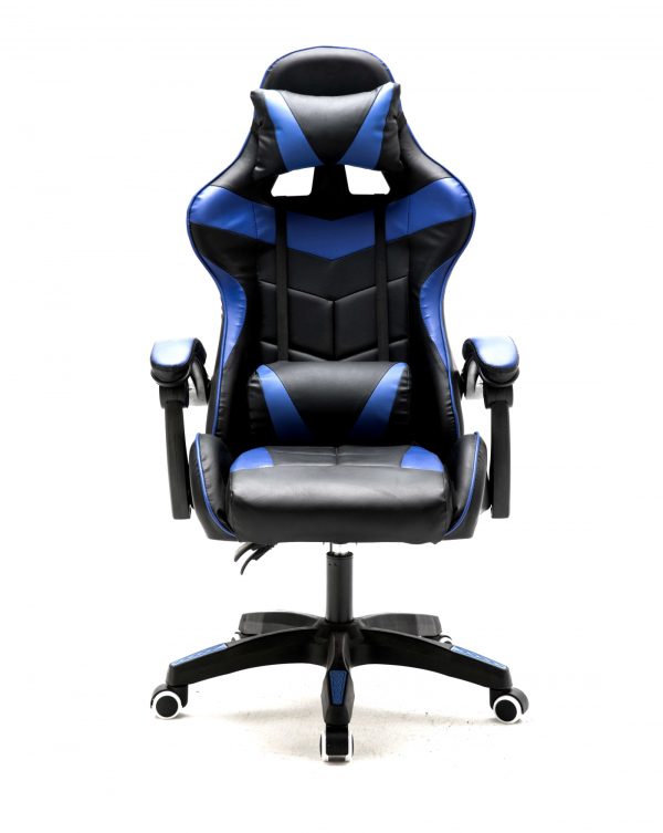 Gaming Stuhl Cyclone Teenager - Bürostuhl - Racing Gaming Stuhl - Blau Schwarz - VDD World