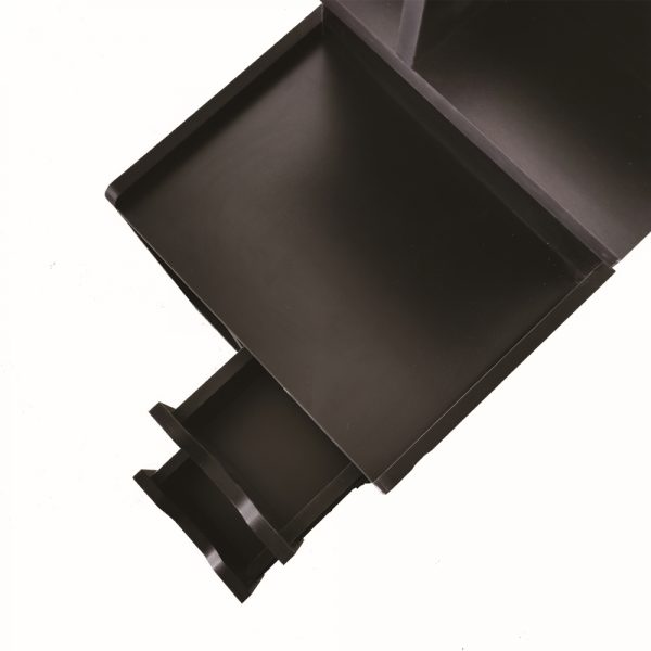 Nachttisch Wandschrank 84 cm hoch schwarz - VDD World