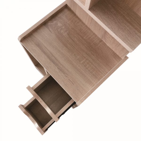 Nachttisch Hängeschrank 84 cm hoch hellbraun - VDD World