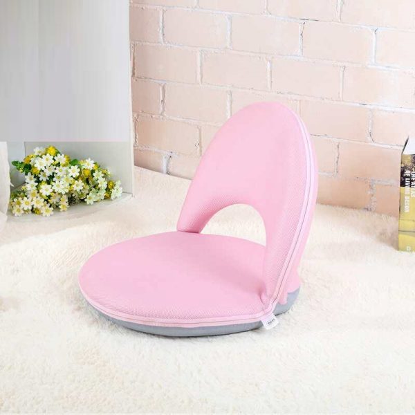 Yogastuhl Rückenlehne verstellbarer Meditationsboden Stuhl pink MULTIFUNCTIONAL - VDD World