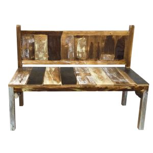 Stuhl Esszimmer Küche Scrapie recyceltes Altholz Altholz Design-Stil - VDD World