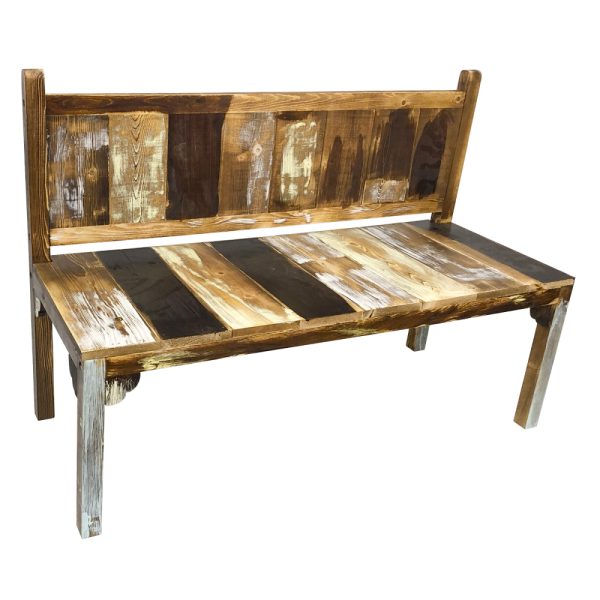 Kinderbank Garten Scrapie Recycling-Scrapwood Scrapwood Design-Stil 100 cm breit - VDD World