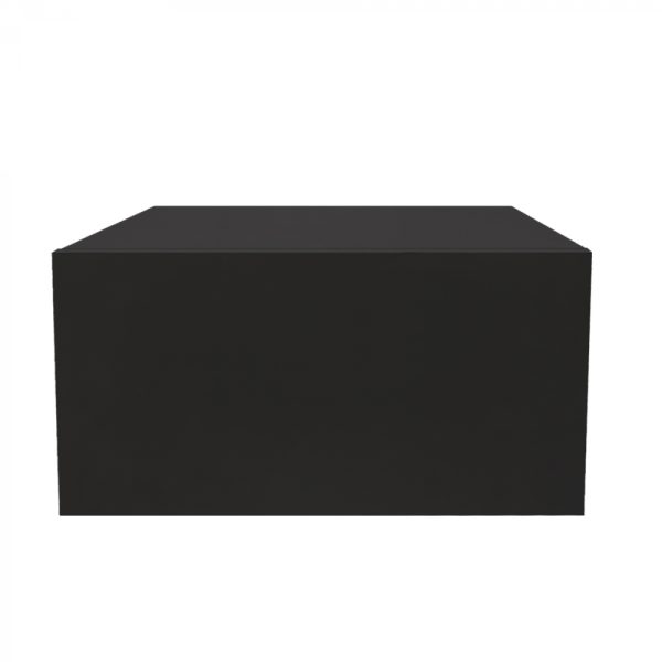Schwebender Nachttisch - Hängeschrank - mit Schublade - 50 cm breit - schwarz - VDD World