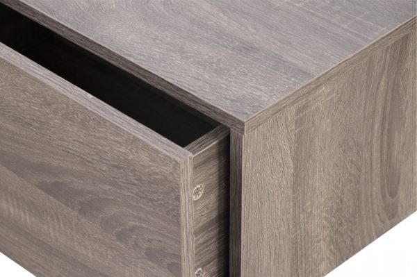 Schwebender Nachttisch - Hängender Flurschrank - mit Schublade - 50 cm breit - VDD World