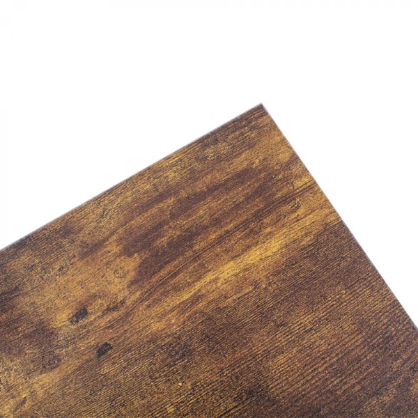 Nachttisch - Flurtisch - 65 cm hoch - Vintage-braune Nussbaumfarbe - VDD World