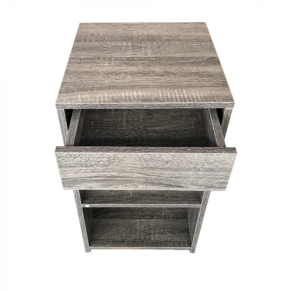 Nachttisch - Flurschrank - 65 cm hoch - grau - VDD World