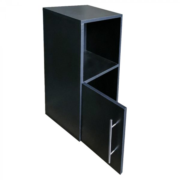 Nachttisch - Flurschrank - 64 cm hoch - schwarz - VDD World