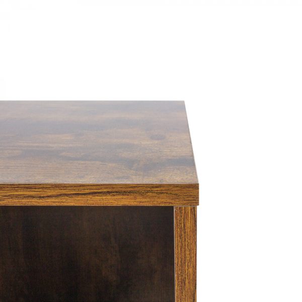 Nachttisch - Flurtisch - 64 cm hoch - braune Nussbaumfarbe - VDD World