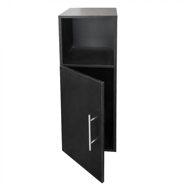 Flurschrank - Nachttisch - 90 cm hoch - schwarz - VDD World