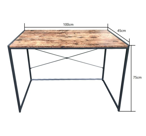 Schreibtisch Stoer - Laptoptisch - Computertisch - Beistelltisch - Industriedesign - 100 cm breit - VDD World