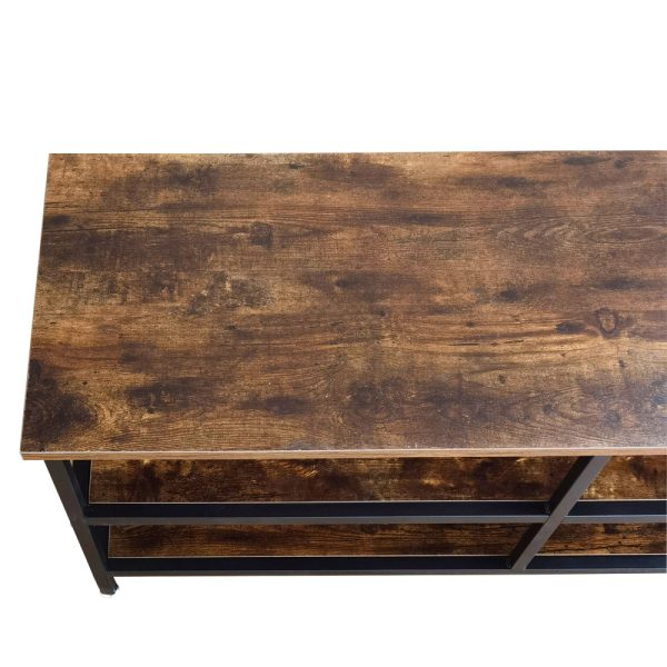 TV-Möbel Tough - Sideboard Industrial Vintage - 120 cm breit - braun - VDD World