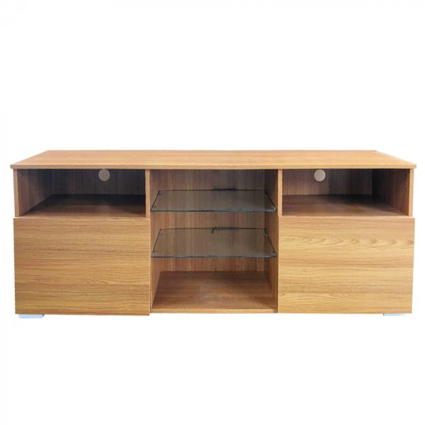 TV-Schrank Sideboard - Medienmöbel - mit Beleuchtung - 145 cm breit - braun - VDD World