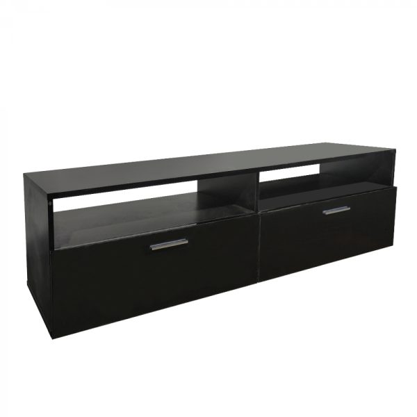 TV-Schrank - Fernseh-Sideboardschrank - 160 cm breit - schwarz - VDD World