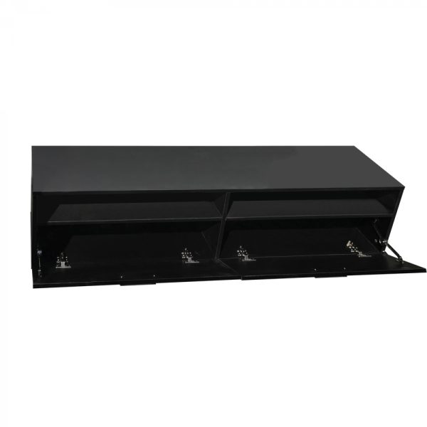 TV-Schrank - Fernseh-Sideboardschrank - 160 cm breit - schwarz - VDD World