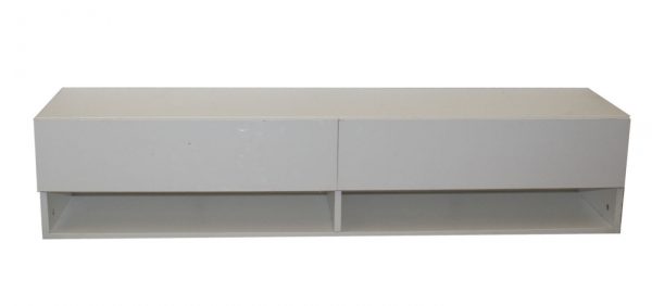 TV-Schrank TV-Sideboard Wander hängen 140 cm breiter Körper weiß vorne Hochglanz weiß - VDD World